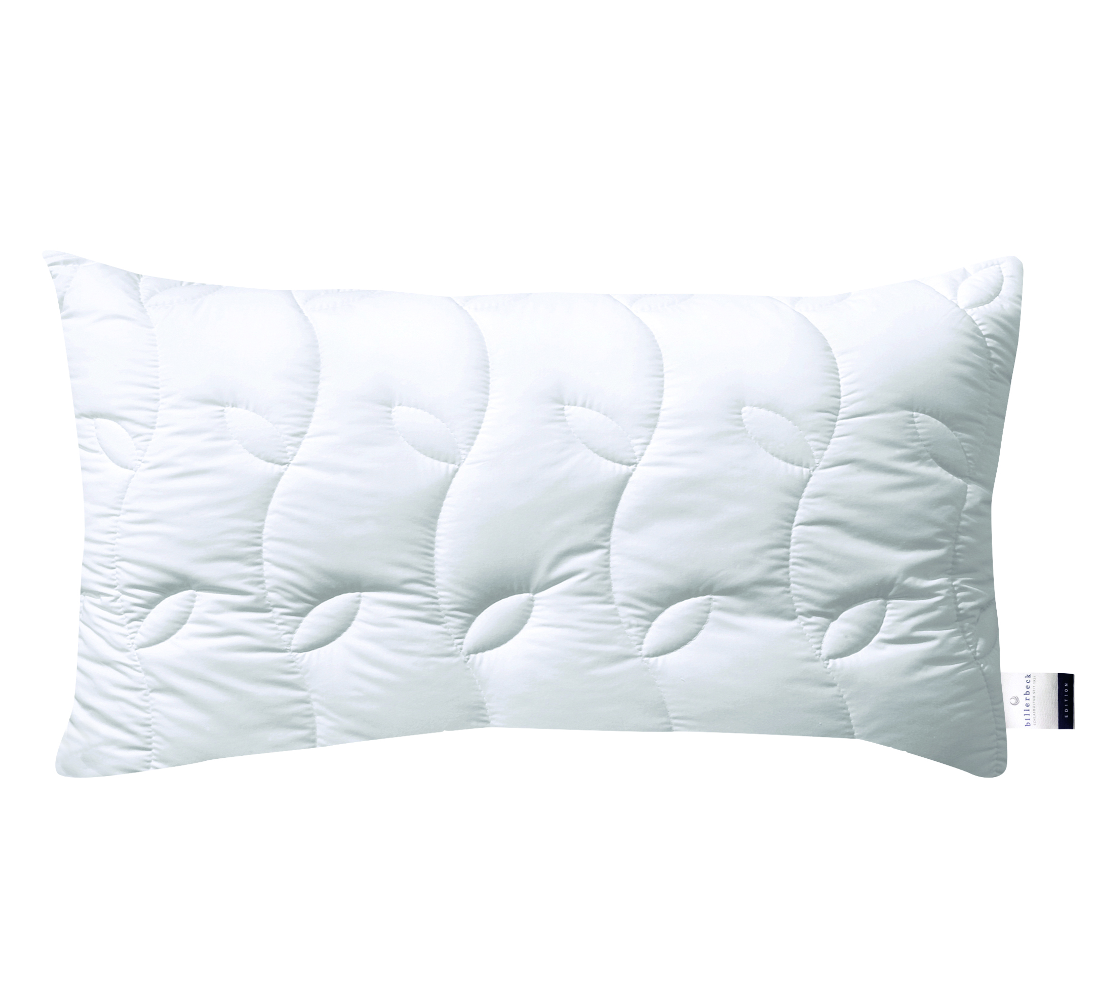billerbeck natural pillow Madhuri with virgin sheep's wool filling in size 40x80 cm, quilted
